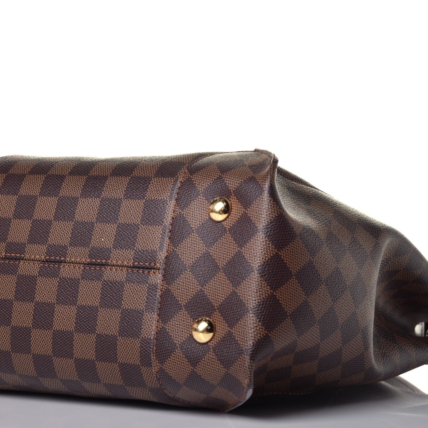 Louis Vuitton Damier Ebene Caissa Hobo Rose Ballerine 7 of 8