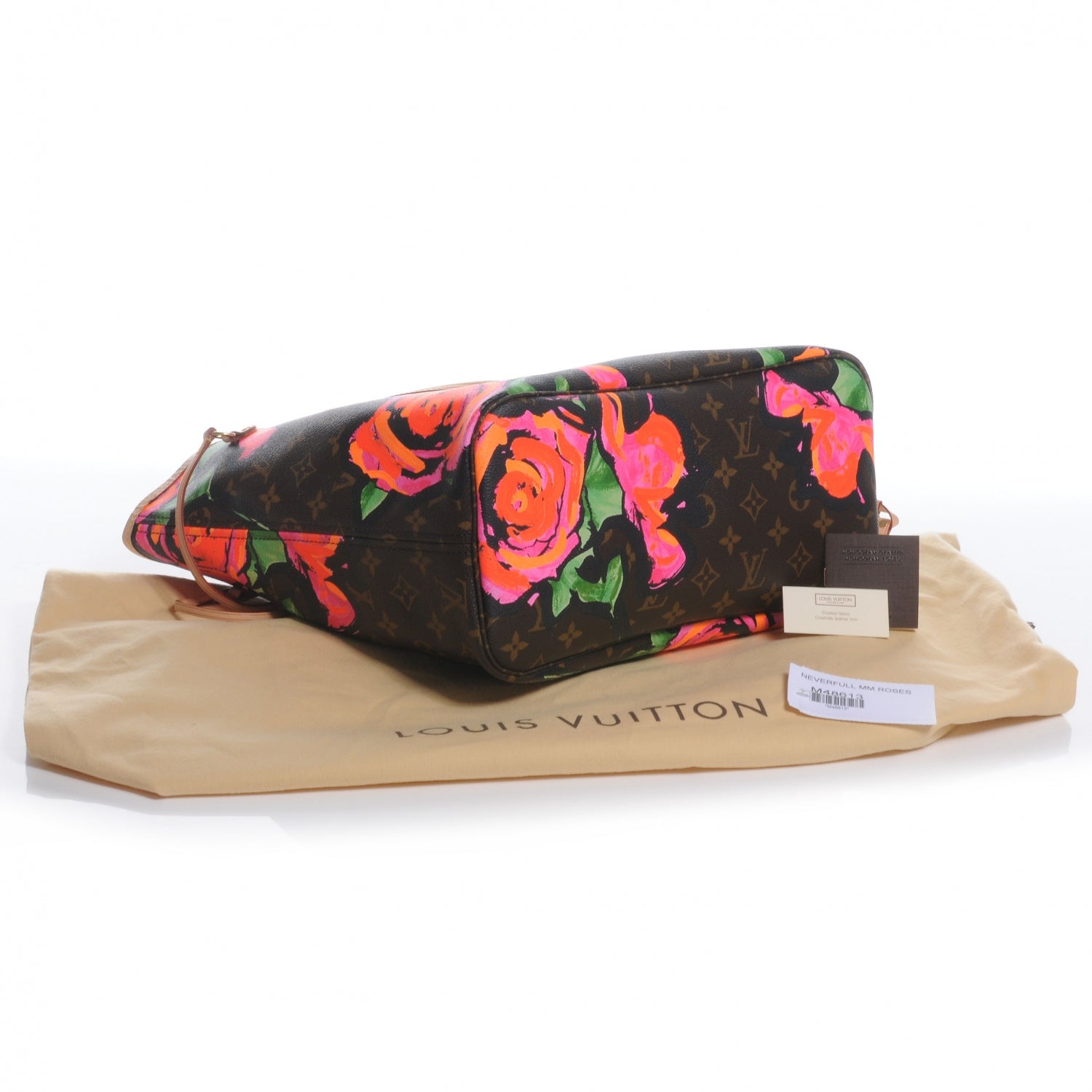 Louis Vuitton Monogram Roses Neverfull MM 4 of 7