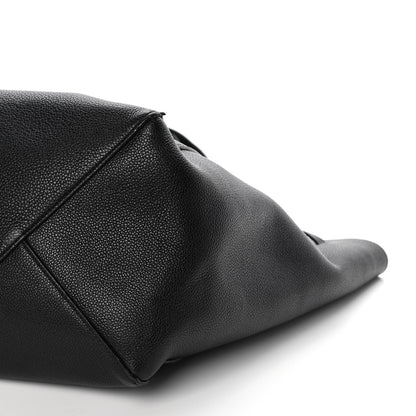 Celine Soft Grained Calfskin Small Belt Cabas Phantom Black 10 of 12