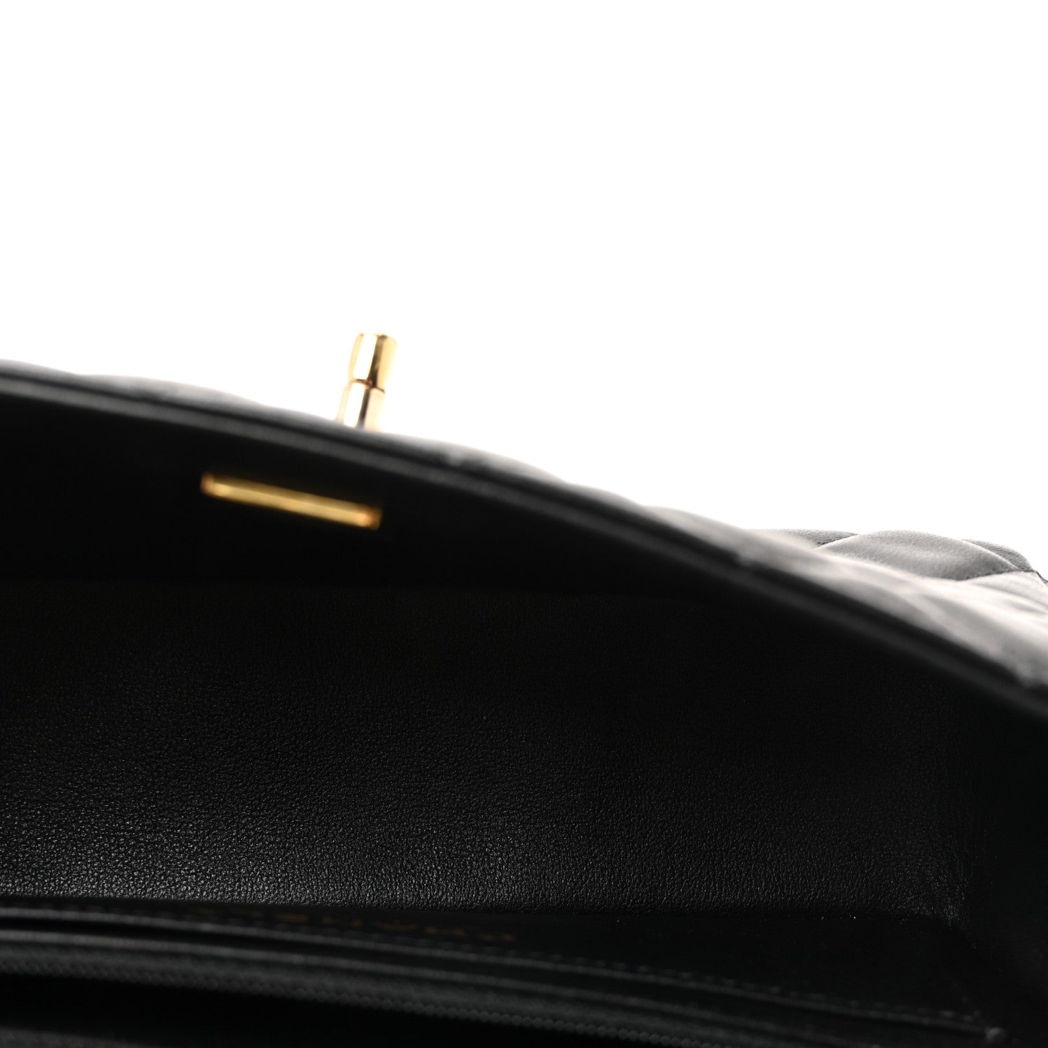 Chanel Lambskin Quilted Mini Rectangular Flap Black 5 of 11