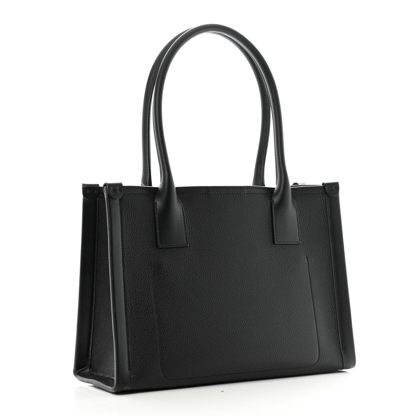 Calfskin Empire Small By My Side Tote Black