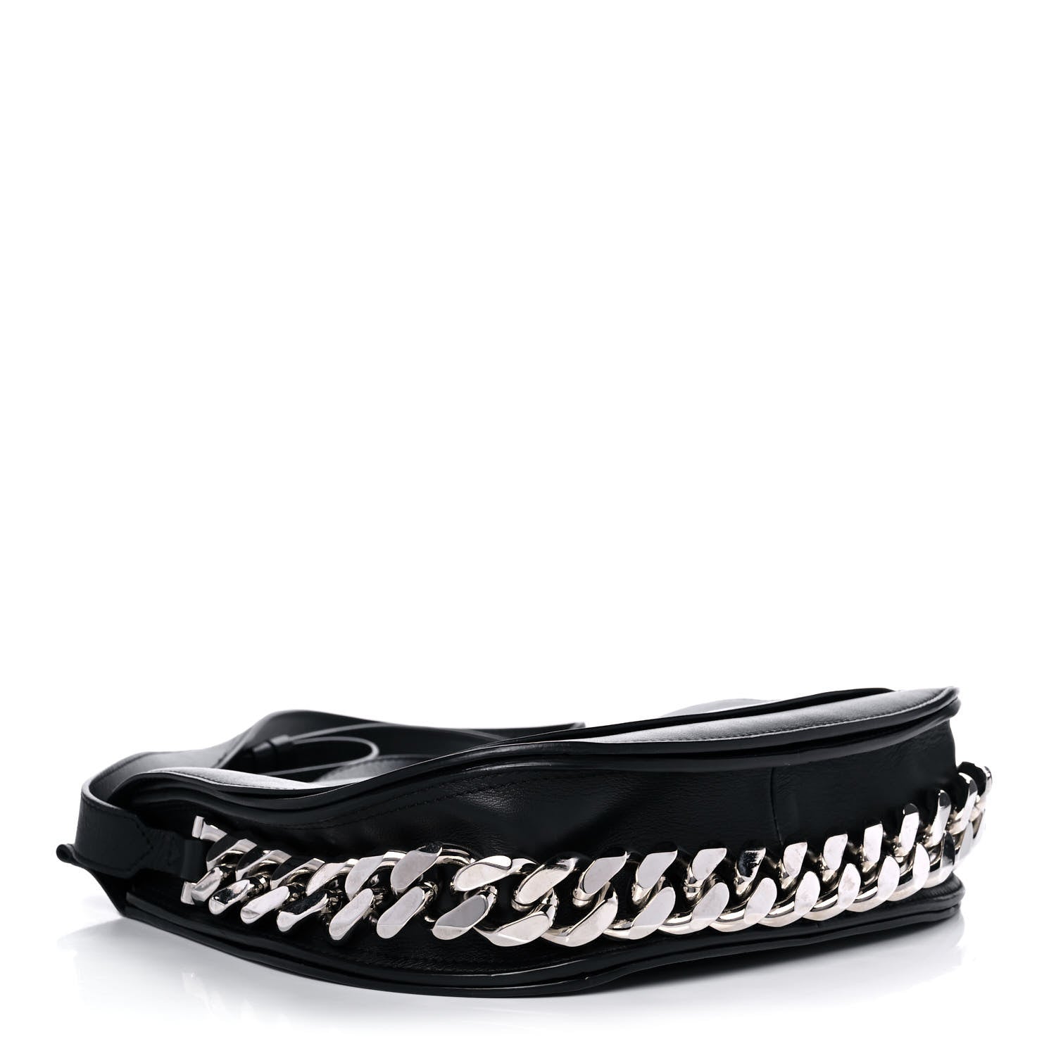 Givenchy Calfskin Mini Infinity Saddle Bag Black 4 of 12