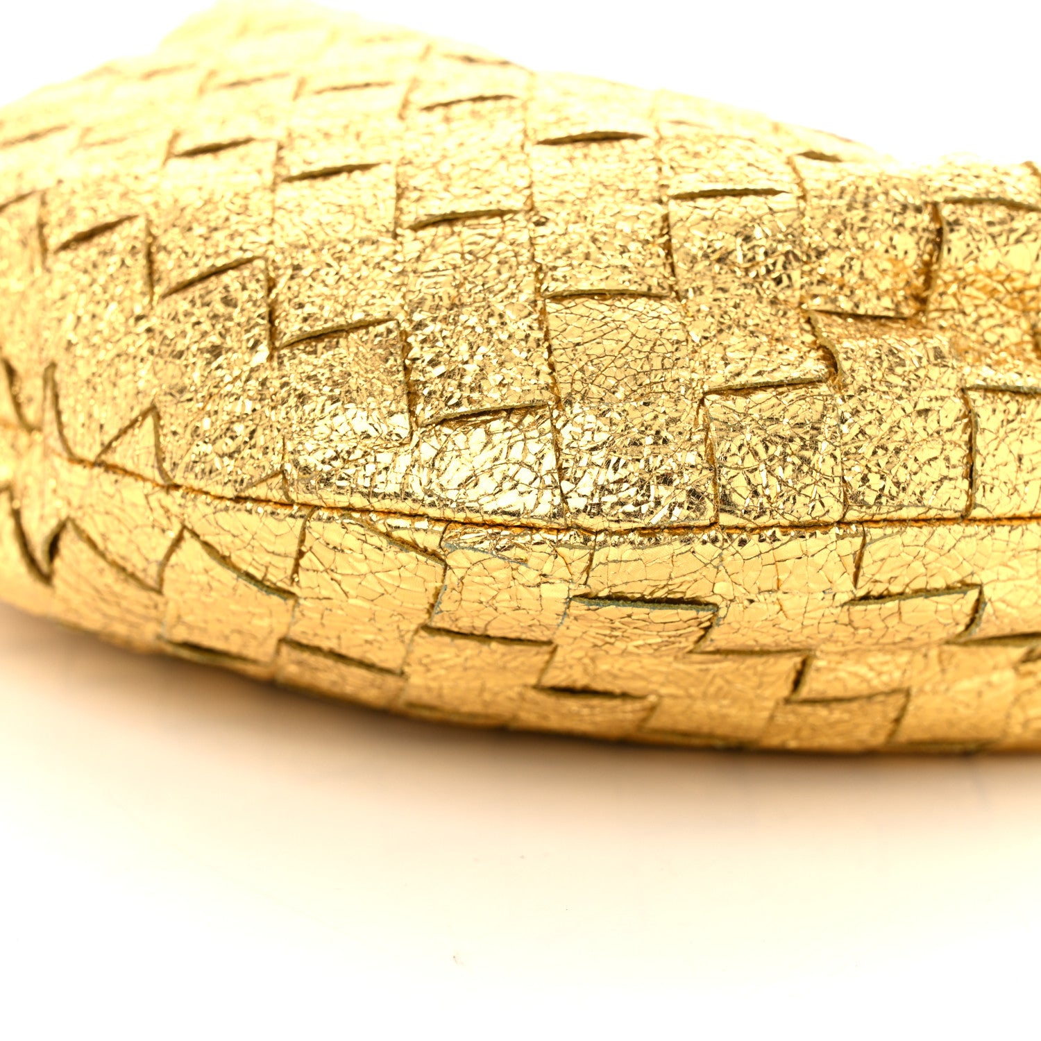 Bottega Veneta Metallic Nappa Intrecciato Mini Jodie Gold 10 of 10