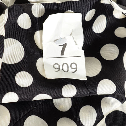 Louis Vuitton Silk Kusama Infinity Dots Infinity Snood Scarf Black White 3 of 4