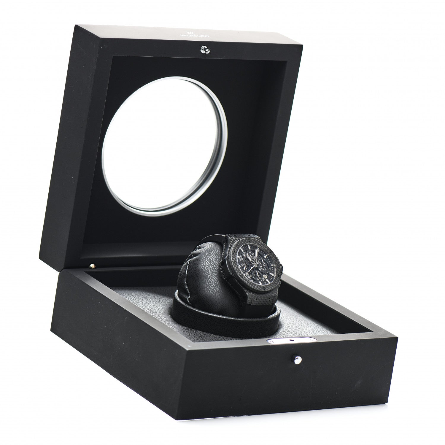 Hublot Carbon Rubber 44mm Big Bang AeroBang Black Magic Automatic Watch Black 311.QX.1124.RX 5 of 5