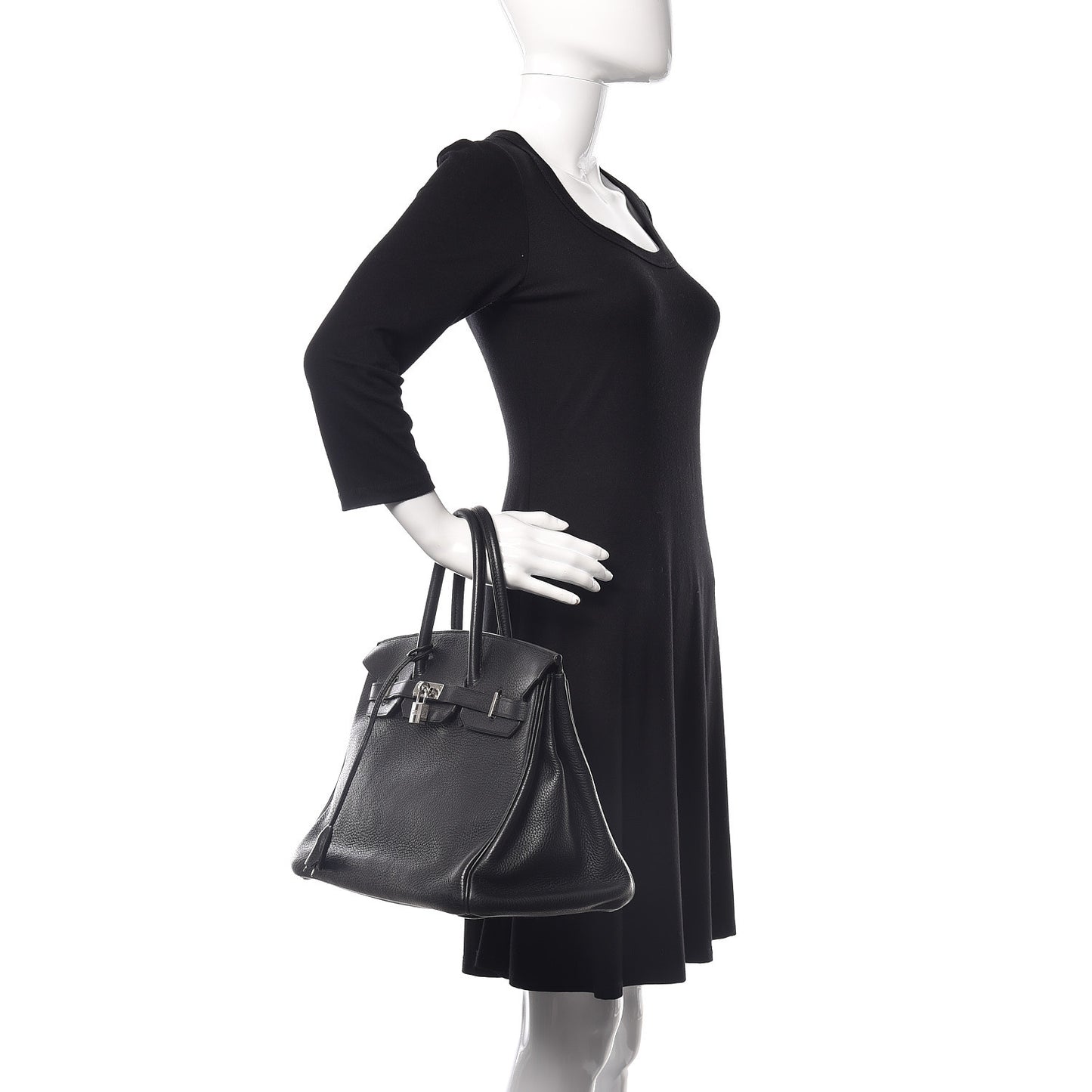 Taurillon Clemence Birkin 35 Black