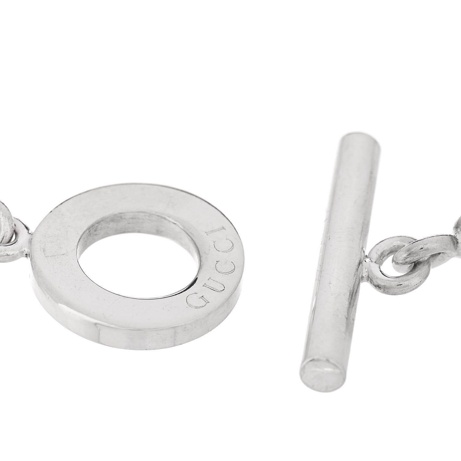 Gucci Sterling Silver Boule Bead Toggle Bracelet 3 of 4