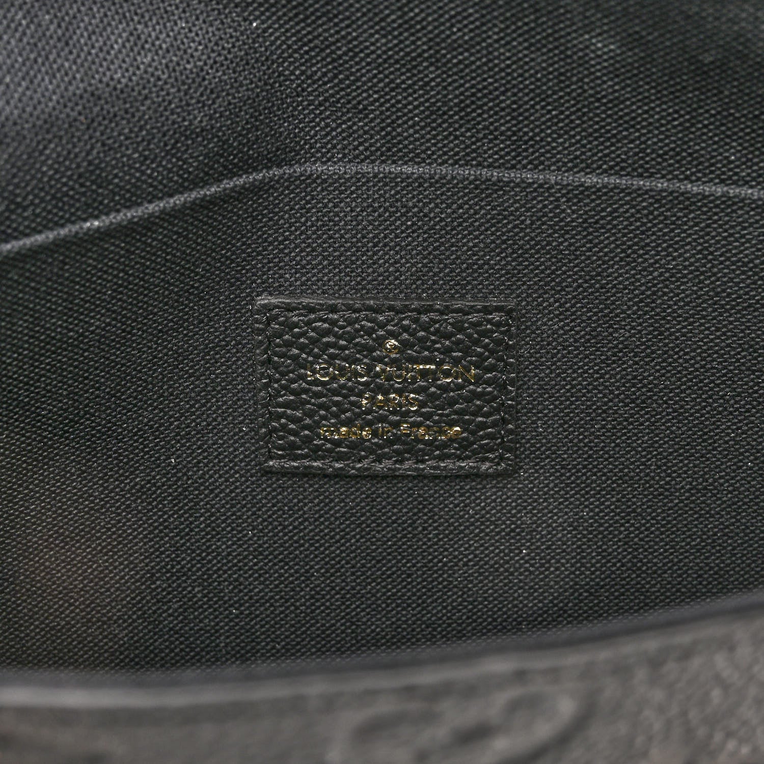 Louis Vuitton Empreinte Pochette Felicie Chain Wallet Black 7 of 9