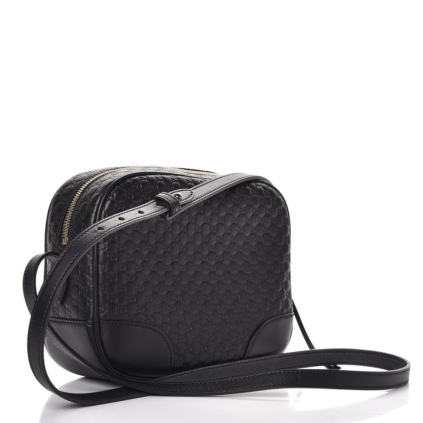 Microguccissima Mini Bree Messenger Bag Black