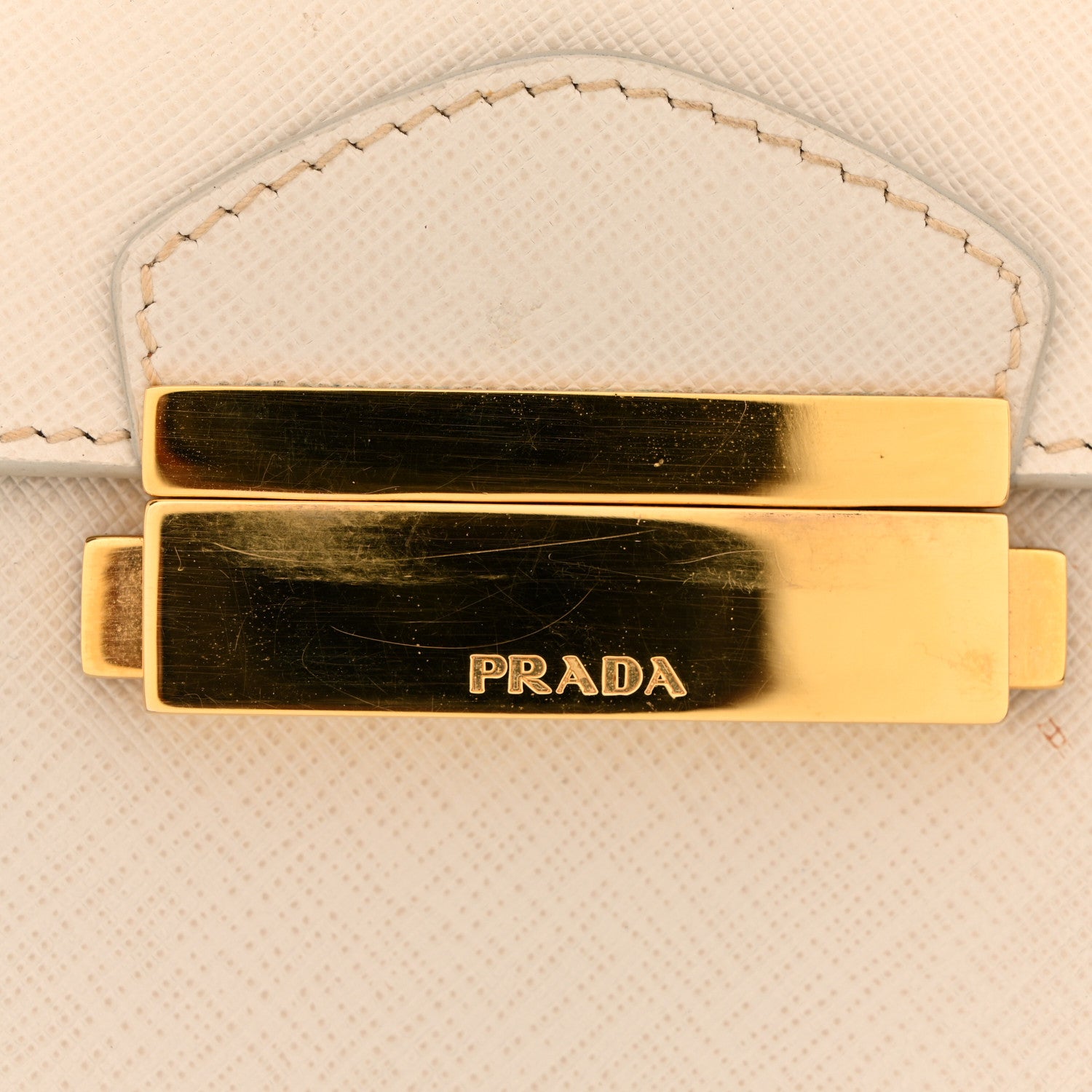 Prada Saffiano Lux Pattina Tote Talco 13 of 14