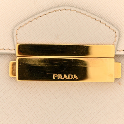 Prada Saffiano Lux Pattina Tote Talco 13 of 14