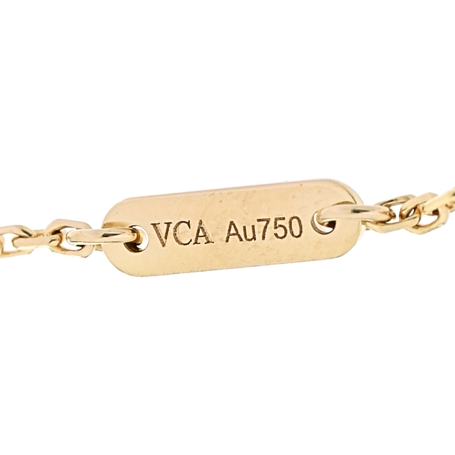 Van Cleef & Arpels 18K Yellow Gold Emerald Mini Frivole Bracelet 4 of 5