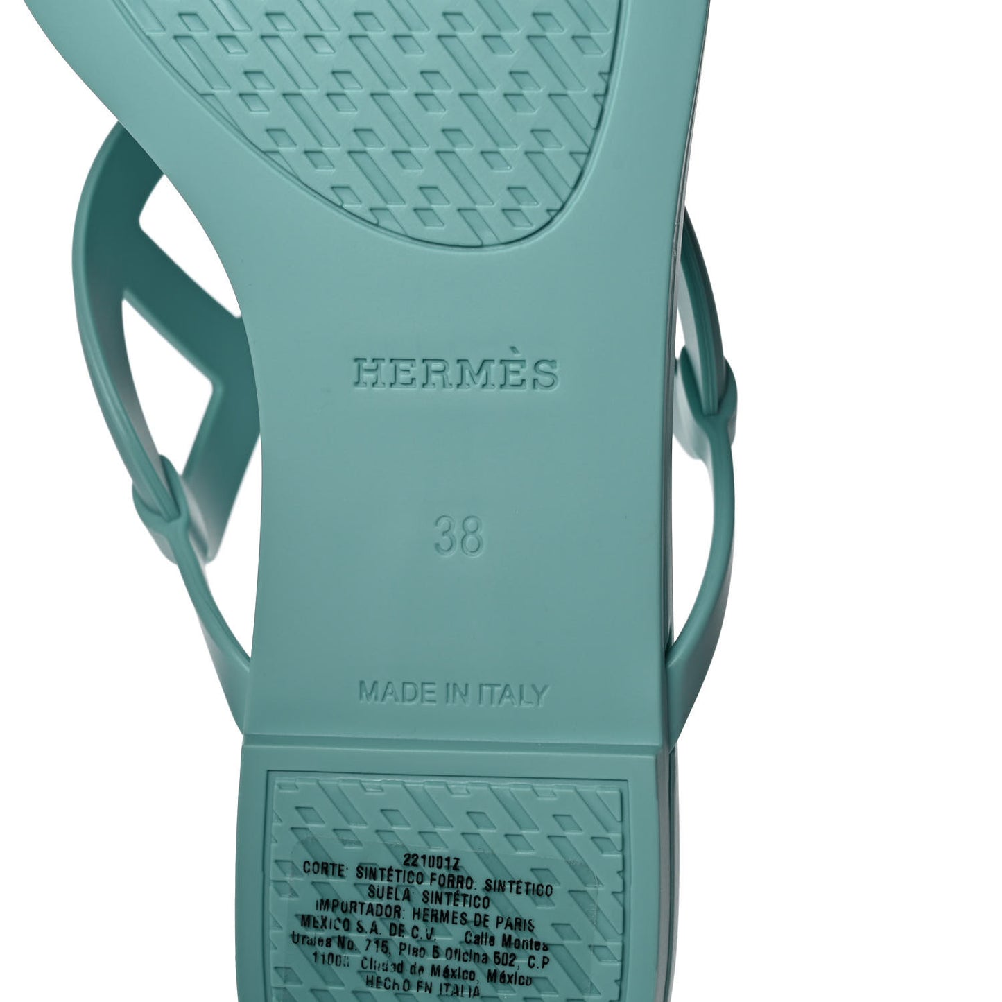 Rubber Womens Egerie Sandals 38 Vert Embrun