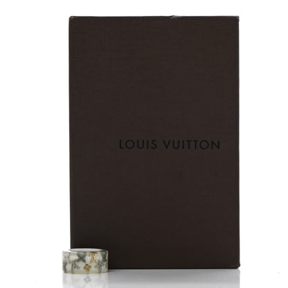 Louis Vuitton Resin Monogram Farandole Ring M Grey 7 5 of 5