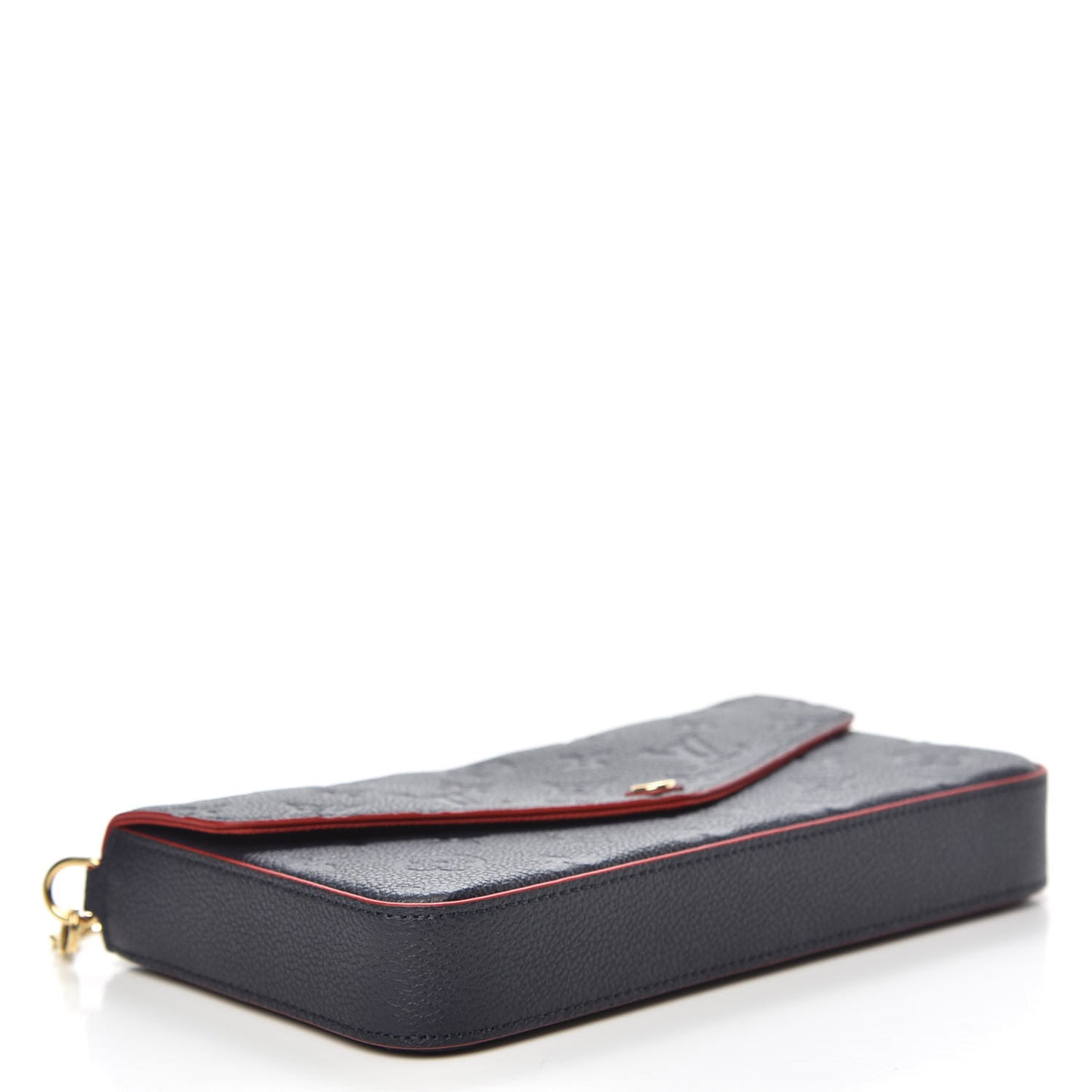 Empreinte Pochette Felicie Chain Wallet Marine Rouge