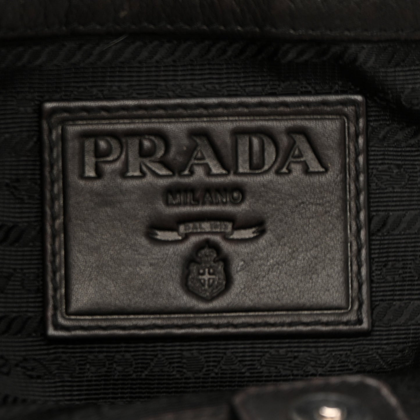 Nappa Shopping Satchel Black