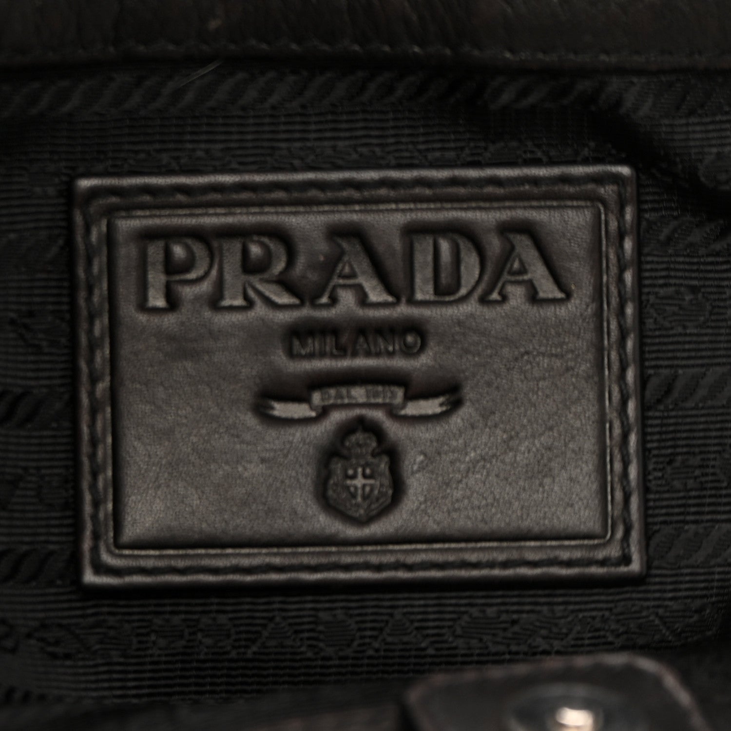 Prada Nappa Shopping Satchel Black 5 of 12
