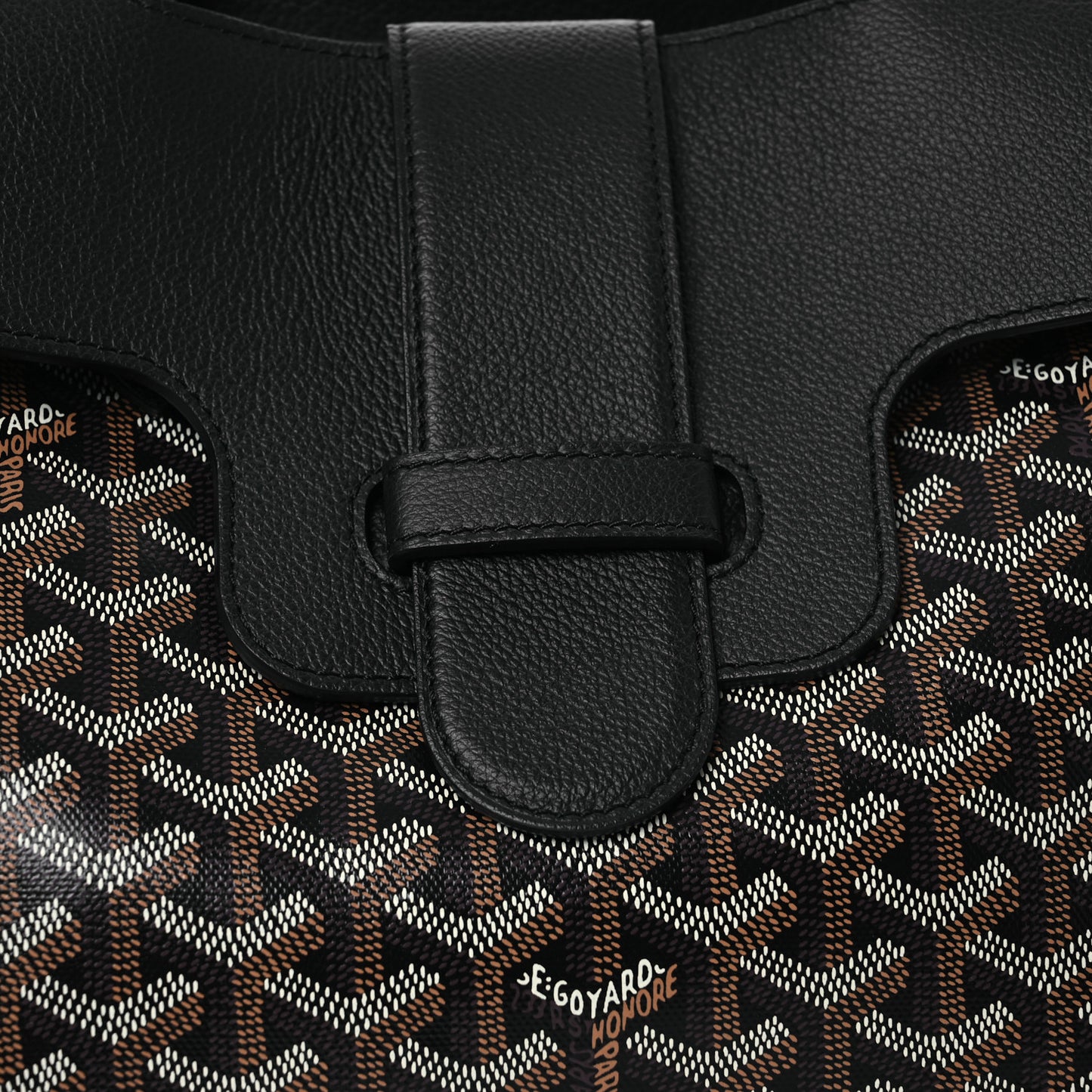 Goyardine Saigon Tote Black