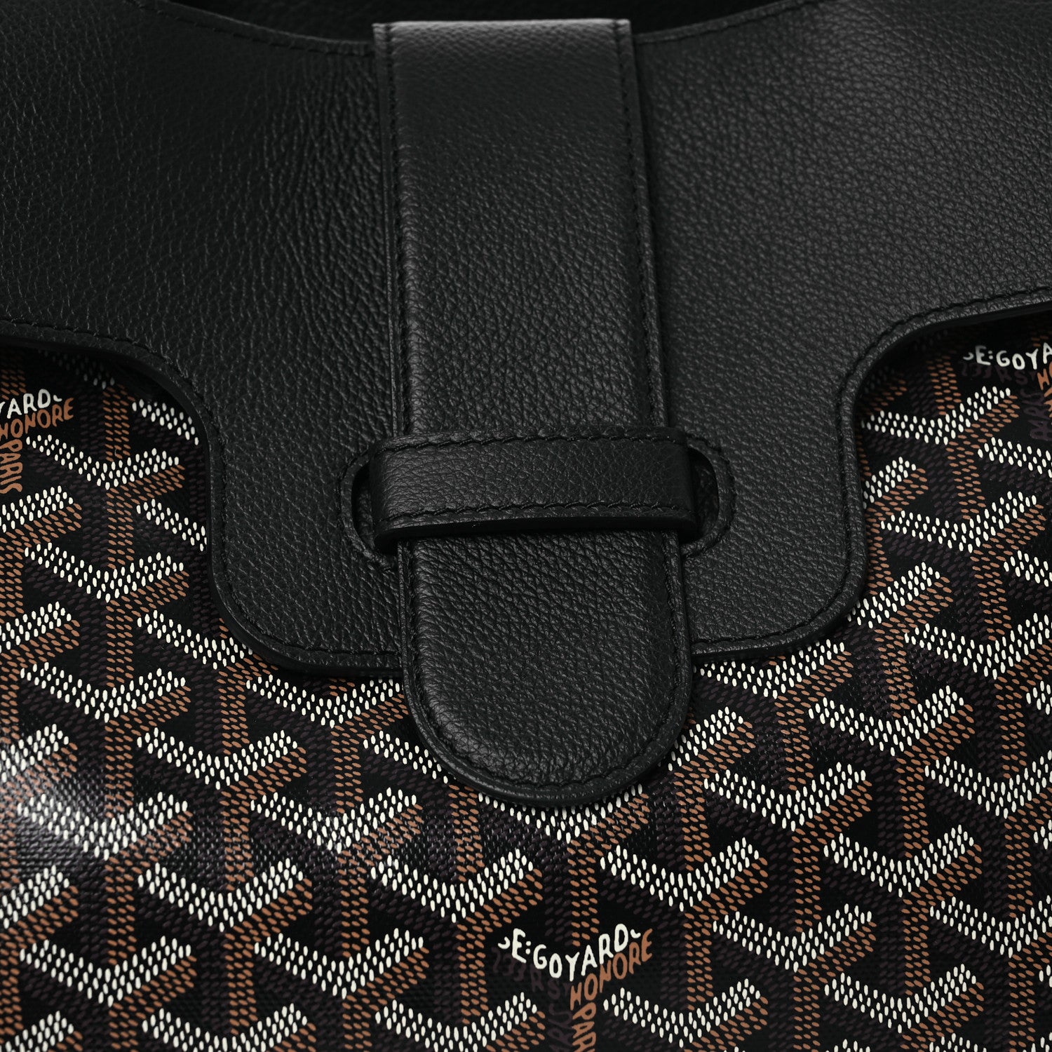 Goyard Goyardine Saigon Tote Black 7 of 12