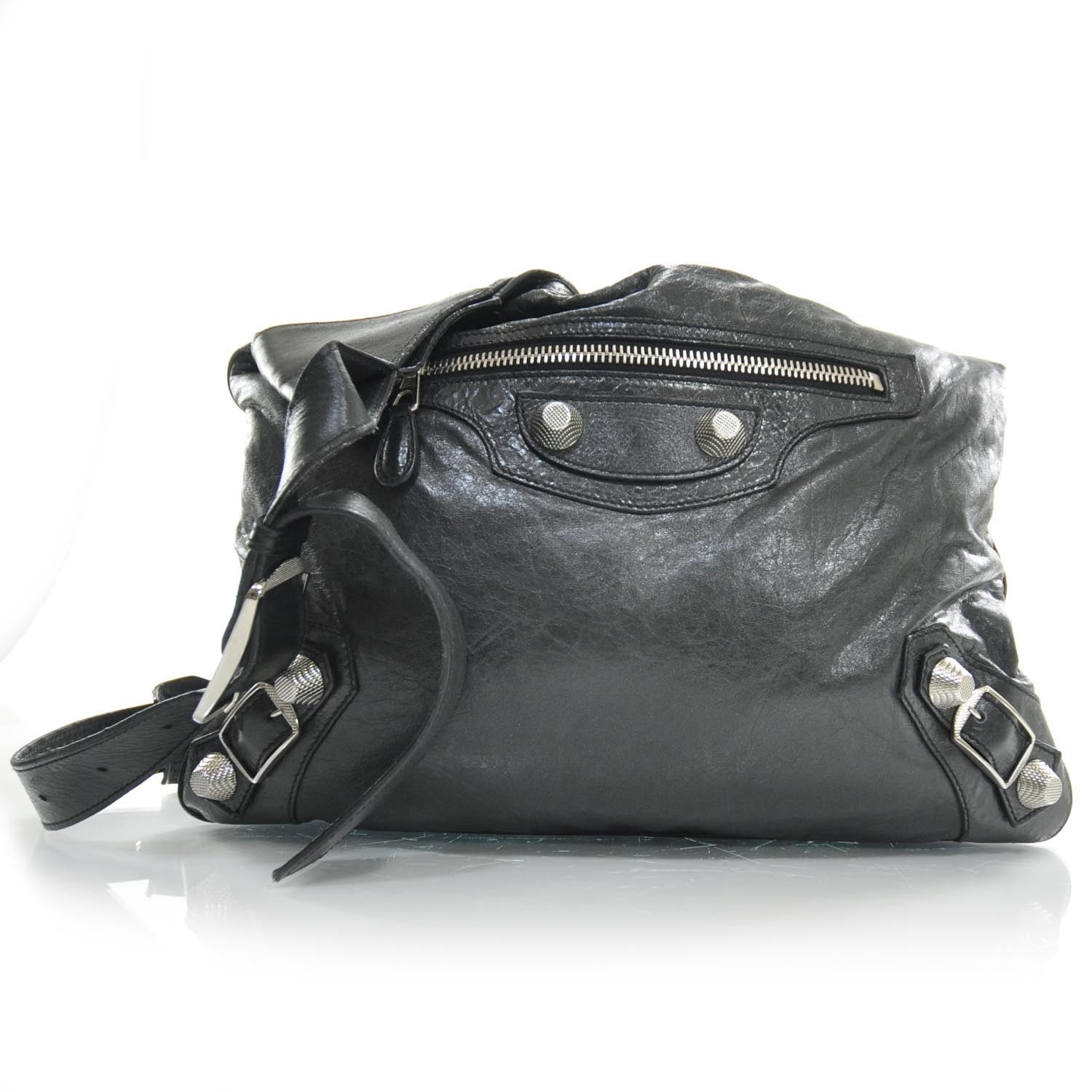 Balenciaga Chevre Giant Besace Hobo Black 1 of 7