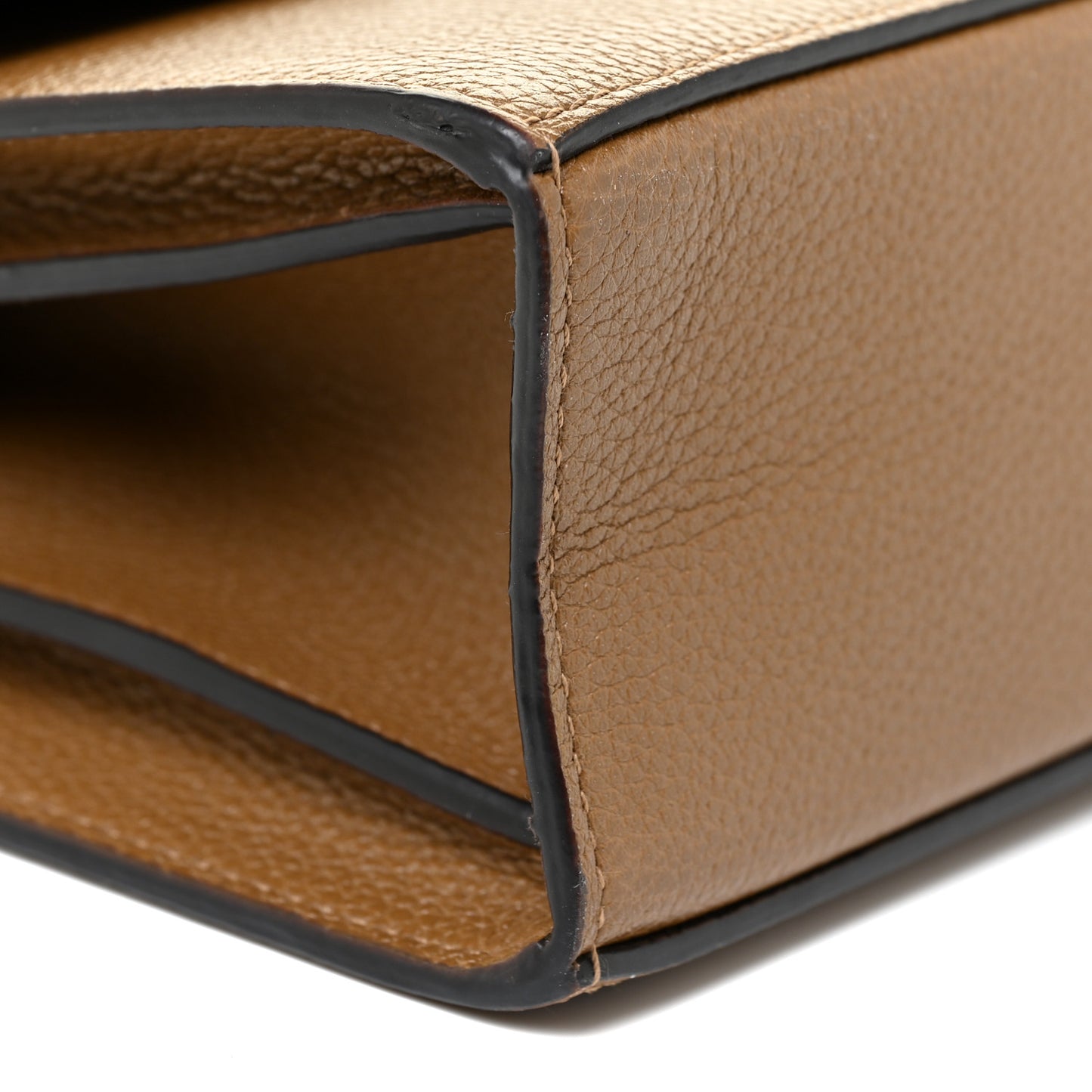 Grainy Calfskin Small Zumi Shoulder Bag Friky Taupe