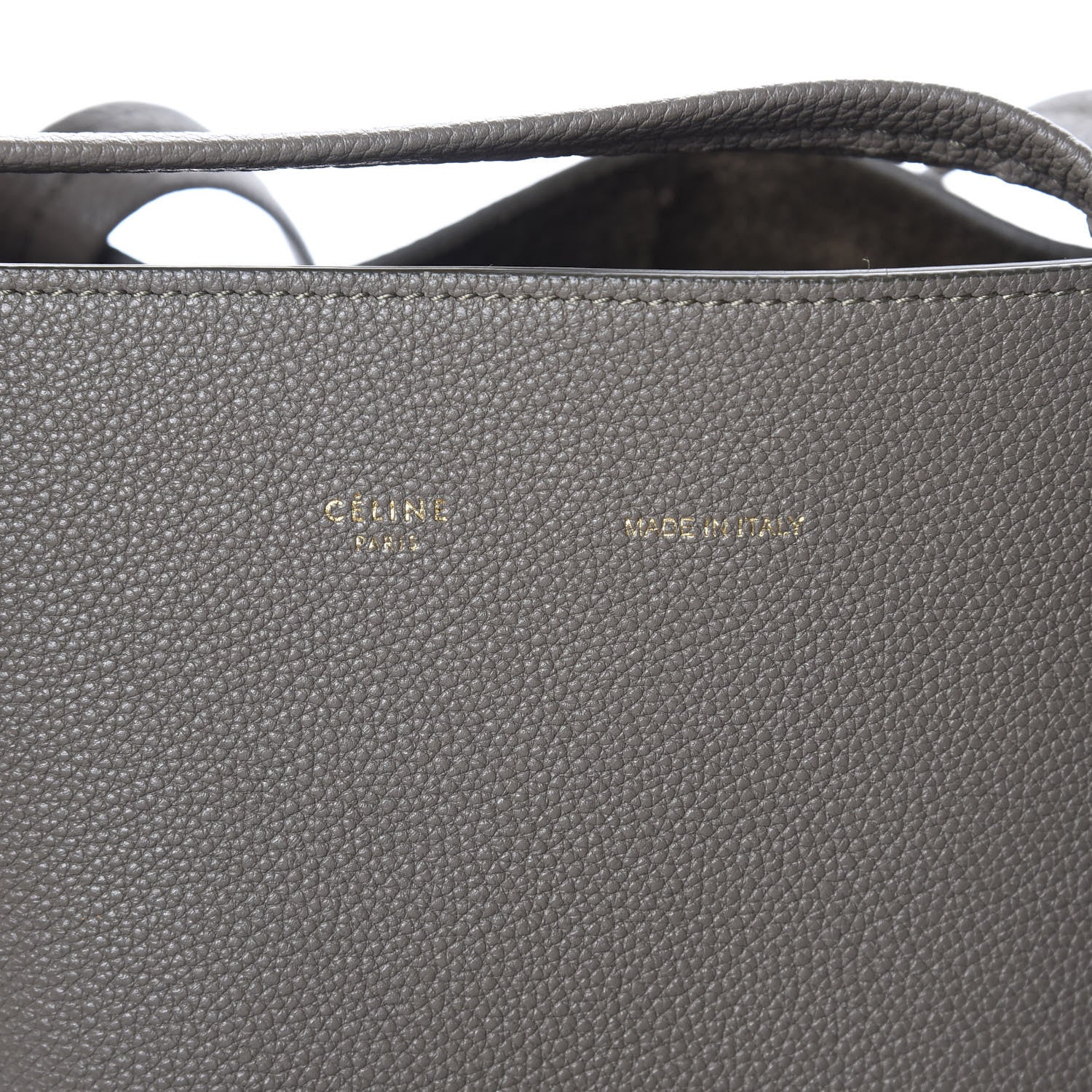 Celine Soft Grained Calfskin Medium Belt Cabas Phantom Taupe 7 of 11