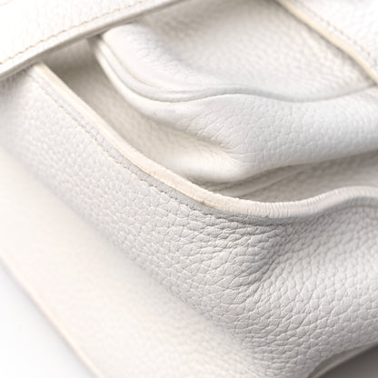 Hermes Taurillon Clemence Steve 35 White 8 of 15