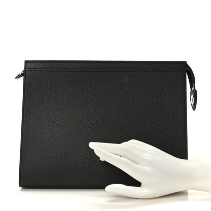 Louis Vuitton Taiga Pochette Voyage MM Black 2 of 8