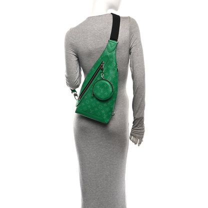 Louis Vuitton Taigarama Duo Slingbag Cactus Green 2 of 9