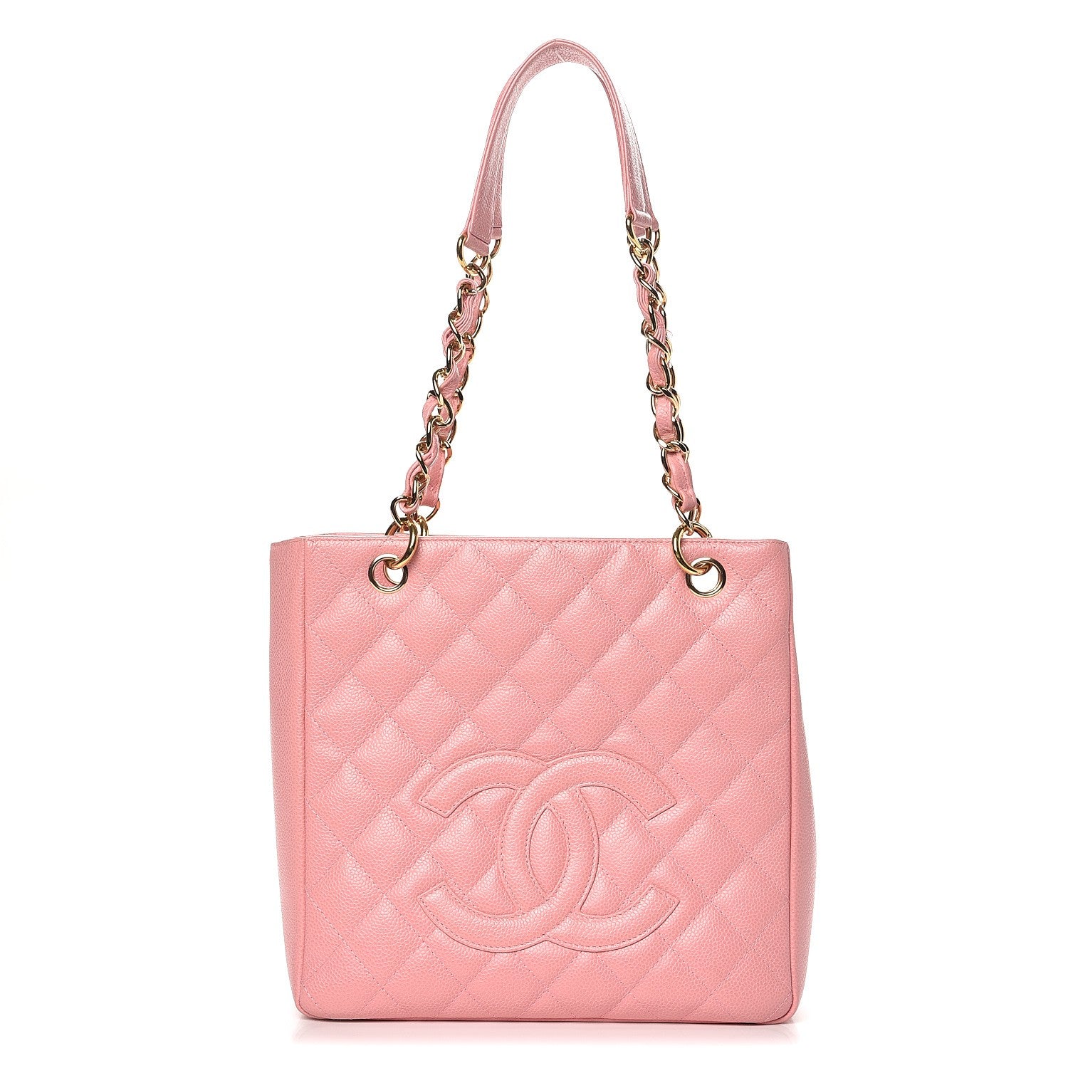Chanel Caviar Petit Shopping Tote PST Pink 1 of 12
