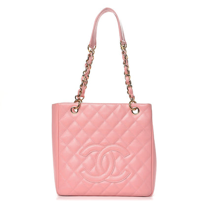 Chanel Caviar Petit Shopping Tote PST Pink 1 of 12