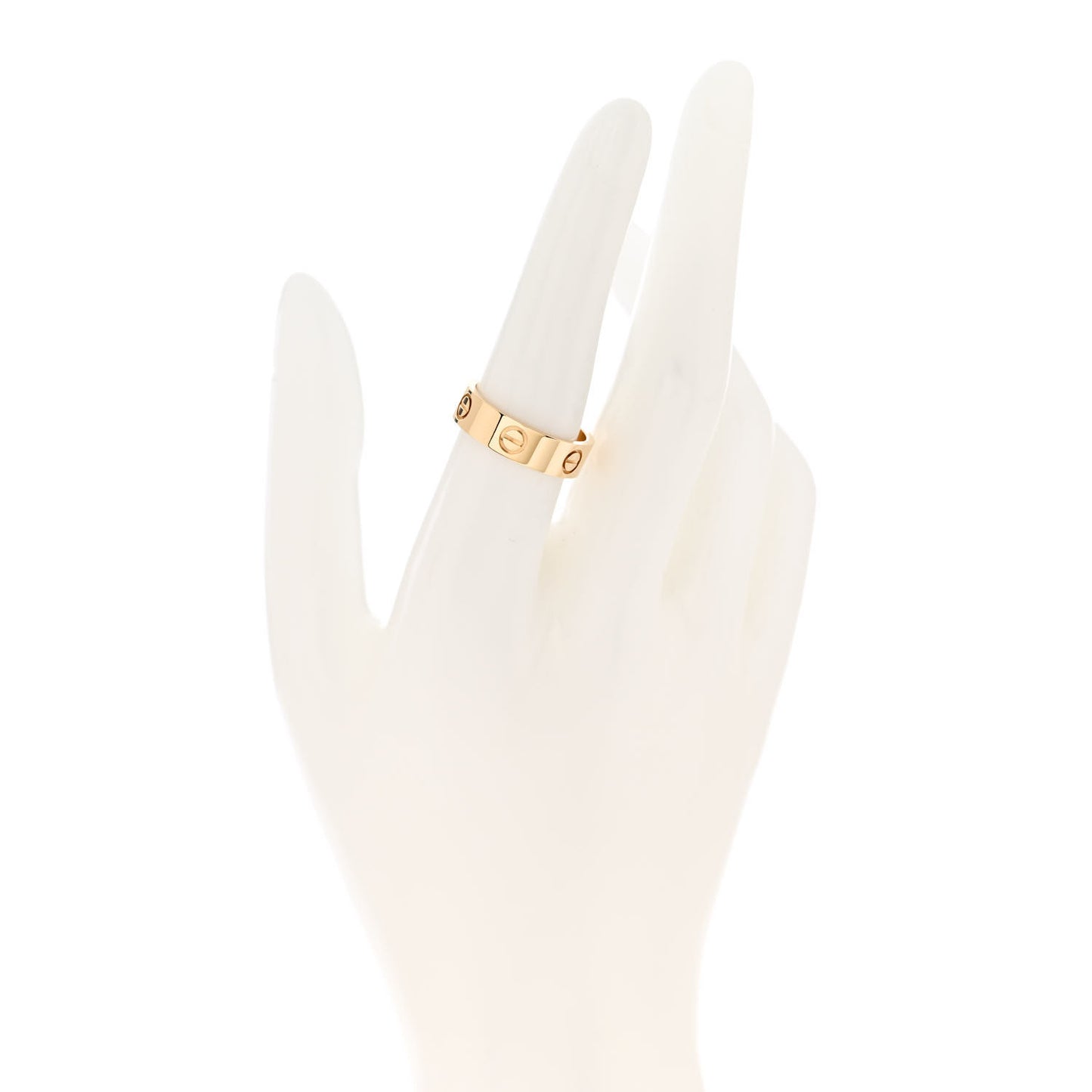 18K Yellow Gold 5.5mm LOVE Ring 55 7.25