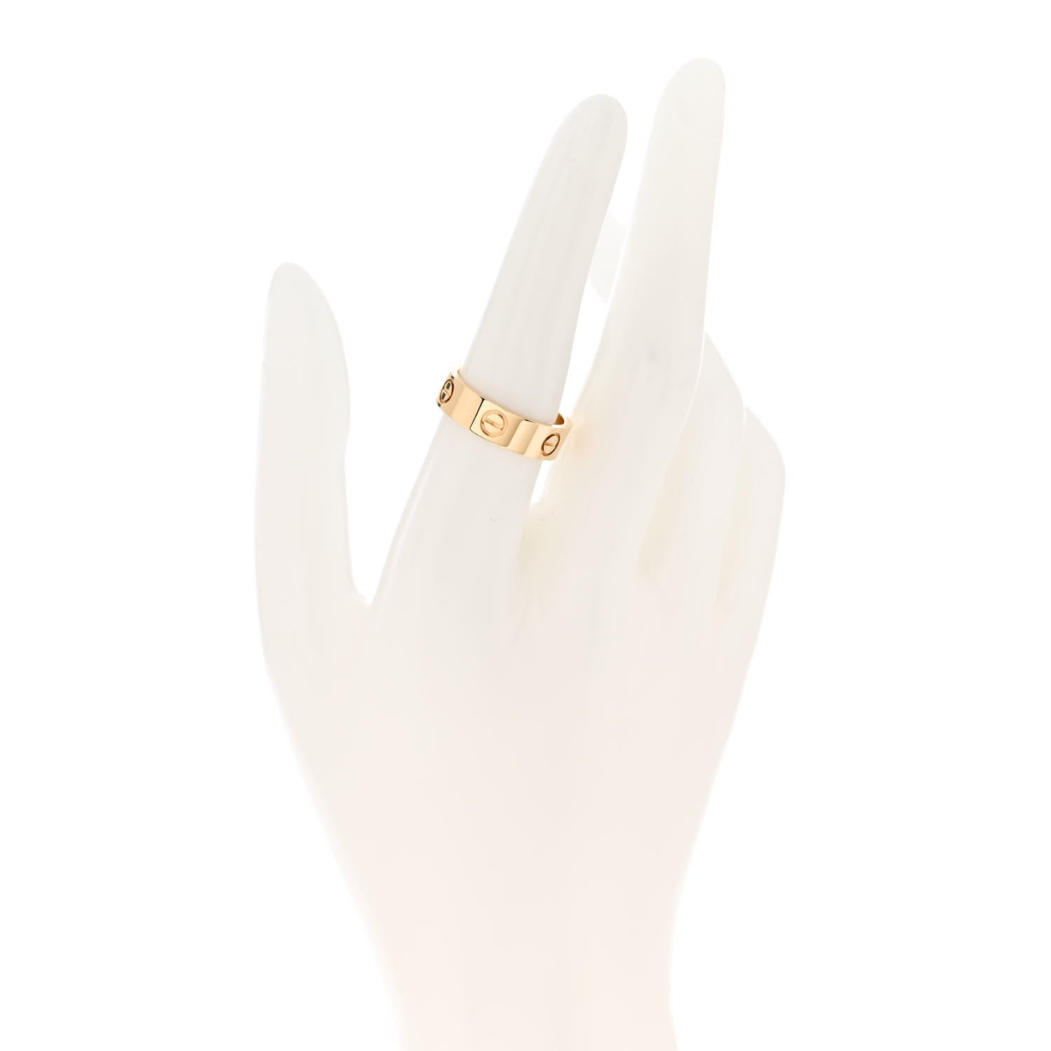 Cartier 18K Yellow Gold 5.5mm LOVE Ring 55 7.25 2 of 4