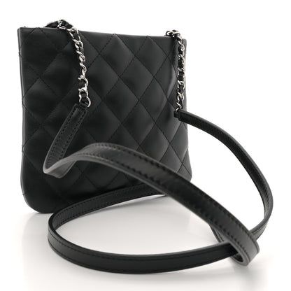 Chanel Lambskin Quilted Crossbody Bag Black 3 of 11