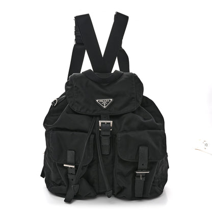 Prada Re-Nylon Saffiano Medium Backpack Black 1 of 14