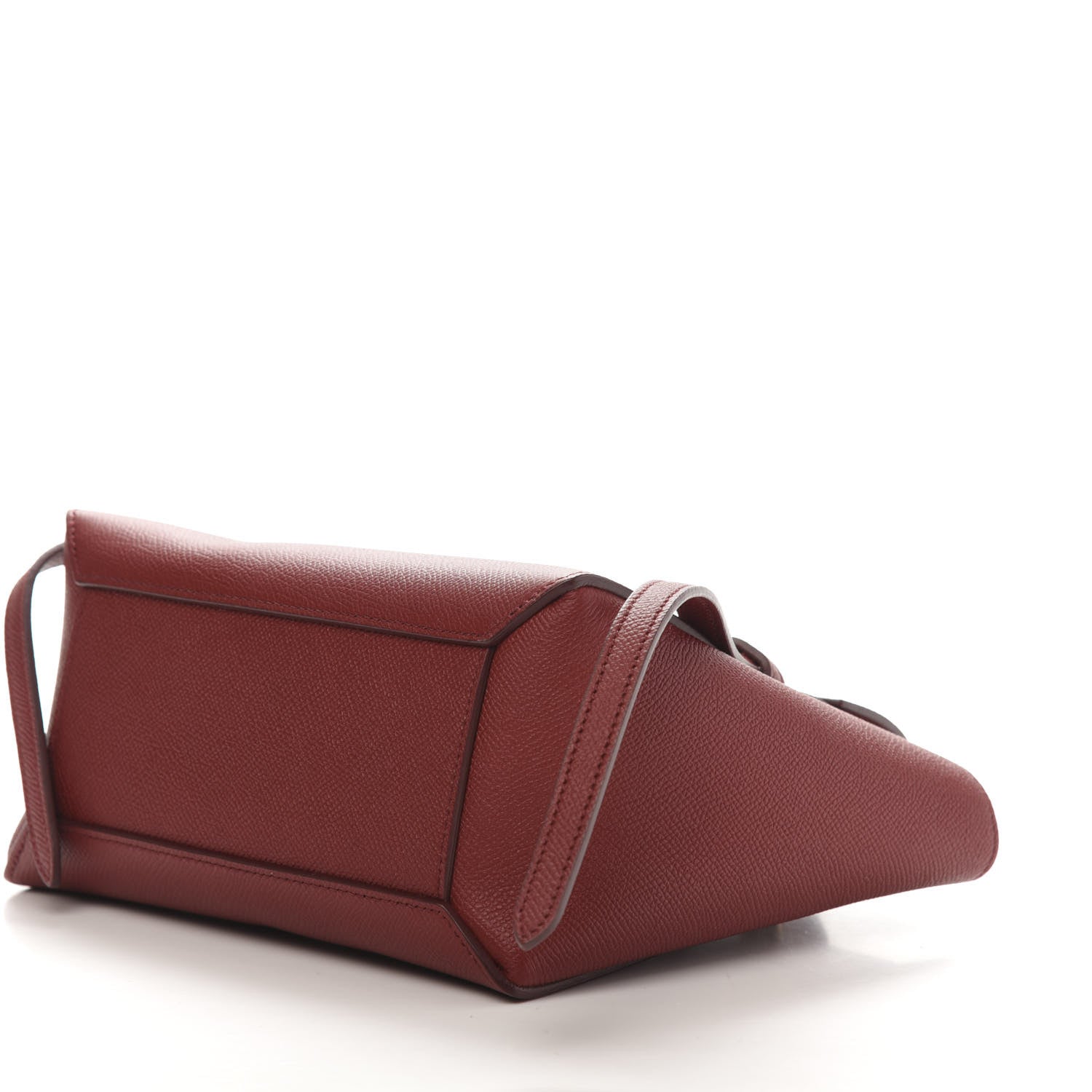 Celine Grained Calfskin Nano Belt Bag Ruby 7 of 9