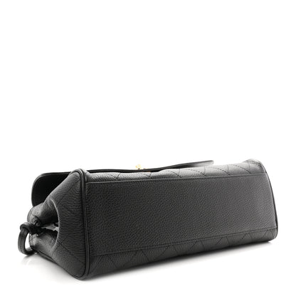 Chanel Grained Calfskin Stitched Urban Essentials Small Shopping Bag Black 4 of 10