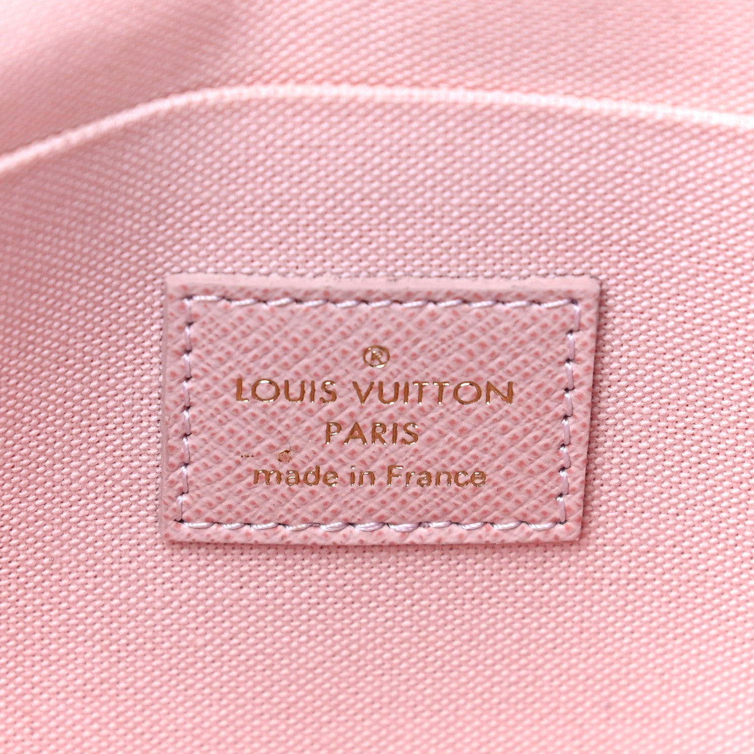 Louis Vuitton Damier Azur Pochette Felicie Chain Wallet Rose Ballerine 13 of 39