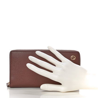 Gucci Calfskin Betty Zip Around Wallet Brown 2 of 10