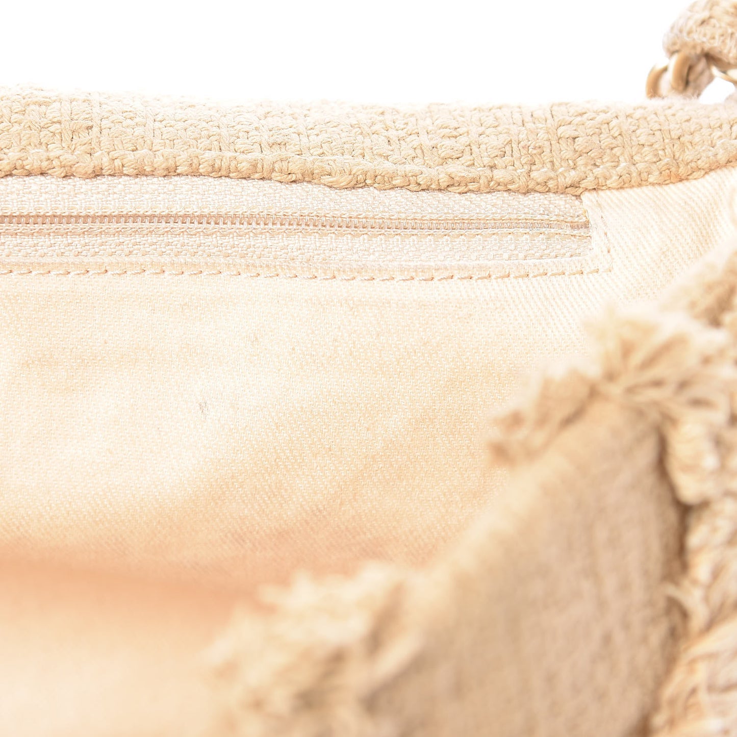 Tweed Nature Flap Dark Beige