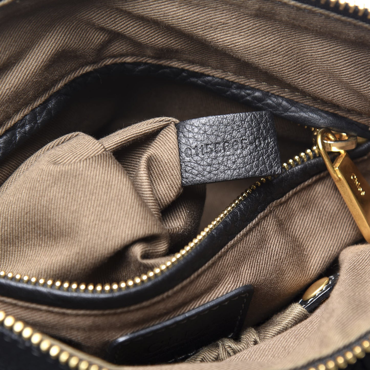 Calfskin Medium Marcie Satchel Black