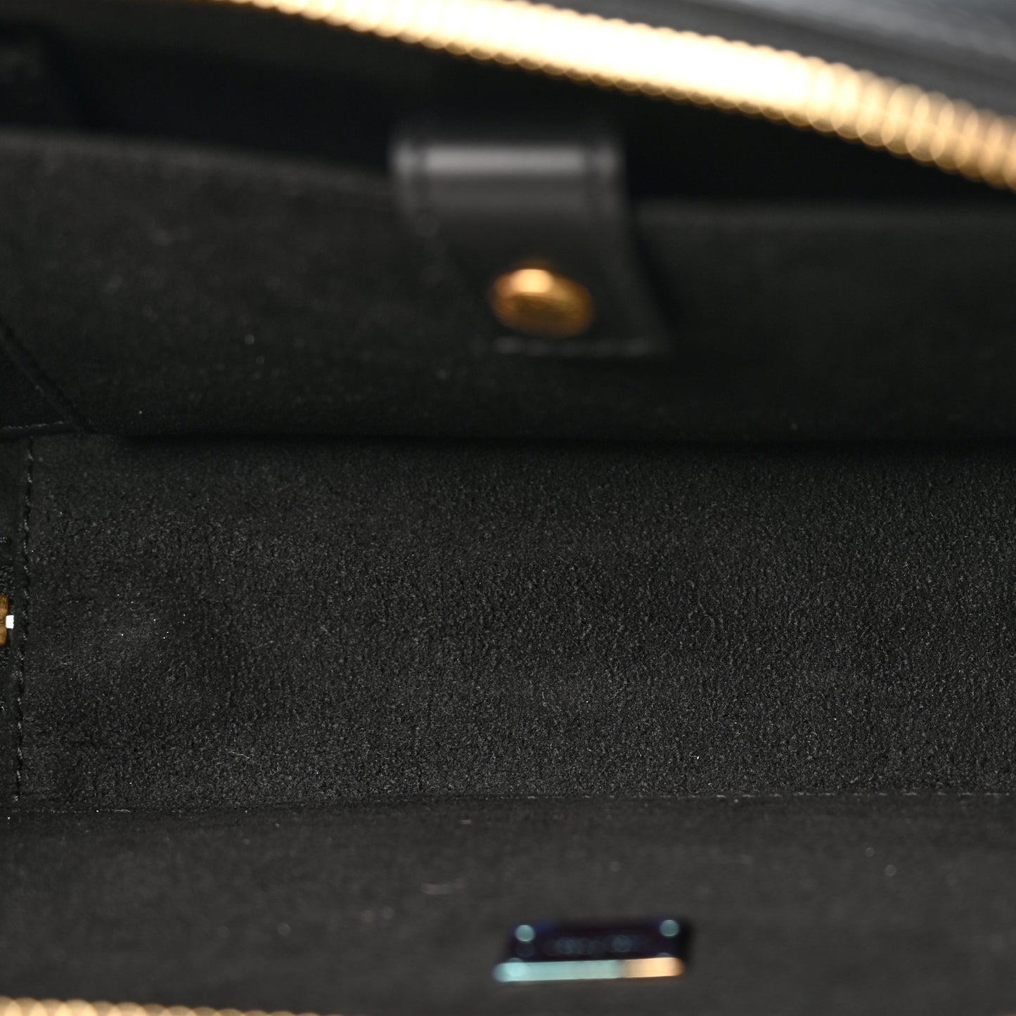 Calfskin Small DG Logo Camera Crossbody Bag Black