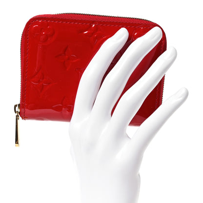 Louis Vuitton Vernis Zippy Coin Purse Cherry 2 of 13