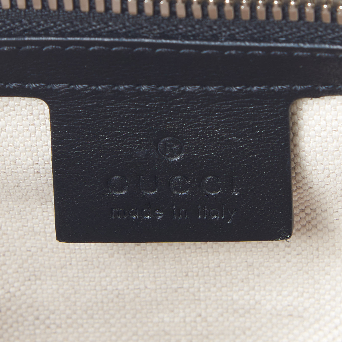 Gucci Calfskin GG Tennis Embossed Square Messenger Bag Black 7 of 8