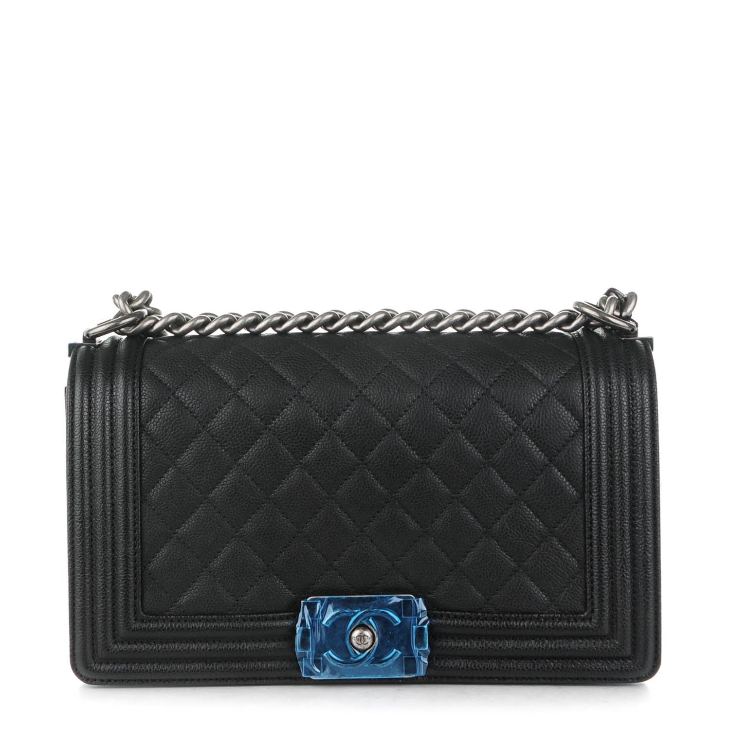Chanel Caviar Quilted Medium Boy Flap Black 1 of 8