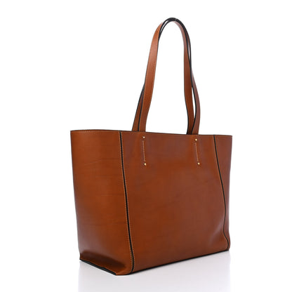 Chloe Smooth Calfskin Medium Milo Shopping Tote Caramel 3 of 8