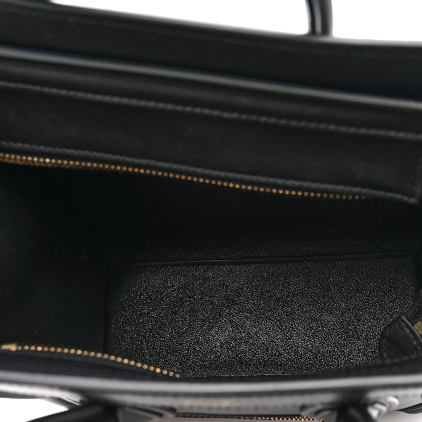 Smooth Calfskin Nano Luggage Black