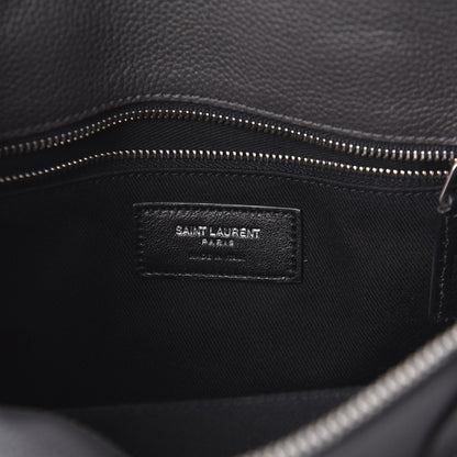 Saint Laurent Grained Calfskin Baby Supple Sac De Jour Asphalt 6 of 10