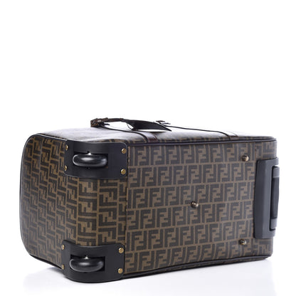 Fendi Zucca Spalmati Rolling Duffle Carry On Luggage Tobacco 5 of 10