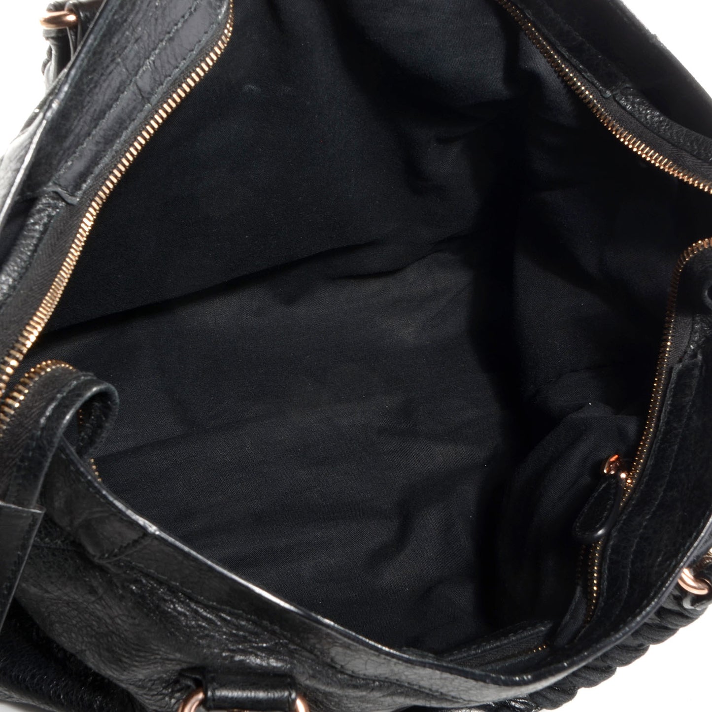 Agneau Giant 12 Rose Gold Hardware City Black